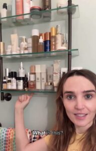 Chloe Fineman Reveals ‘Crazy’ Skincare Wall Inside New York City Apartment