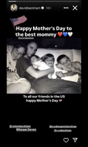 David Beckham Tags Brooklyn Beckham in Mother’s Day Tribute