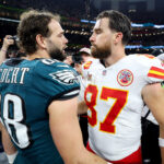 Eagles’ Dallas Goedert Jokes About Travis Kelce’s Weight: ‘Traveling Too Much’