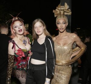 Elon Musk’s Estranged Daughter Holds Up Trans Flag in Drag Debut